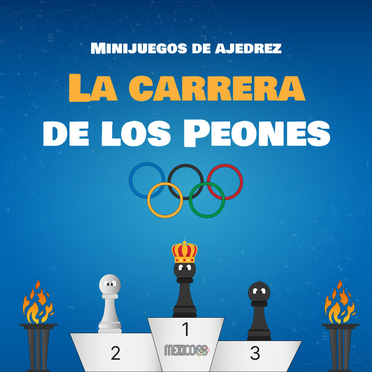 Minijuego de ajedrez La carrera de los peones | Aprende ajedrez