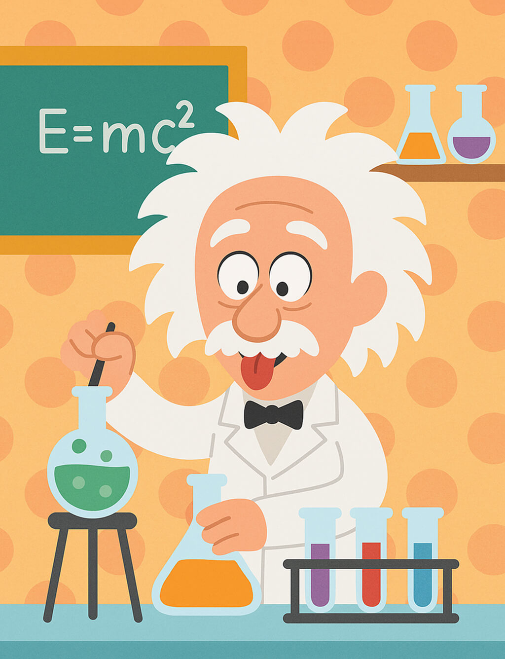 Ilustración Albert Einstein