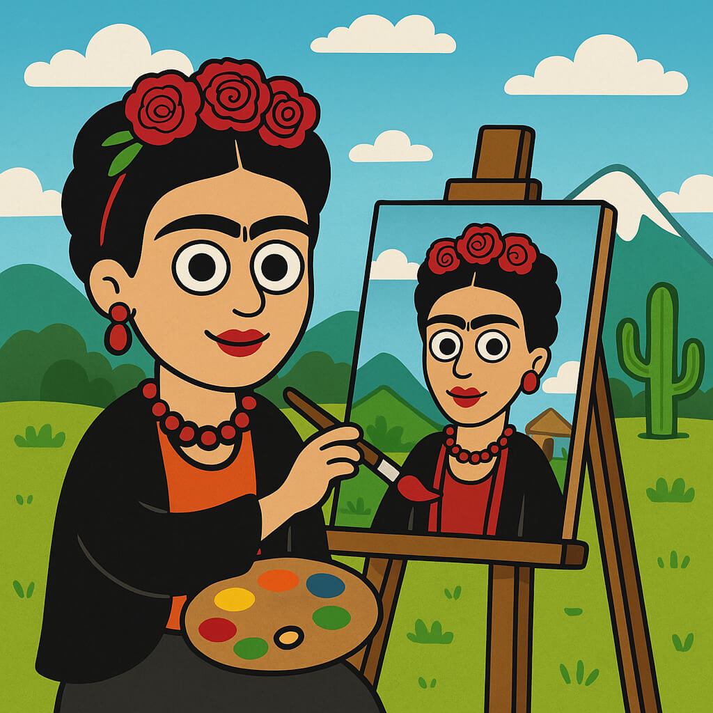 Ilustración Frida Kahlo