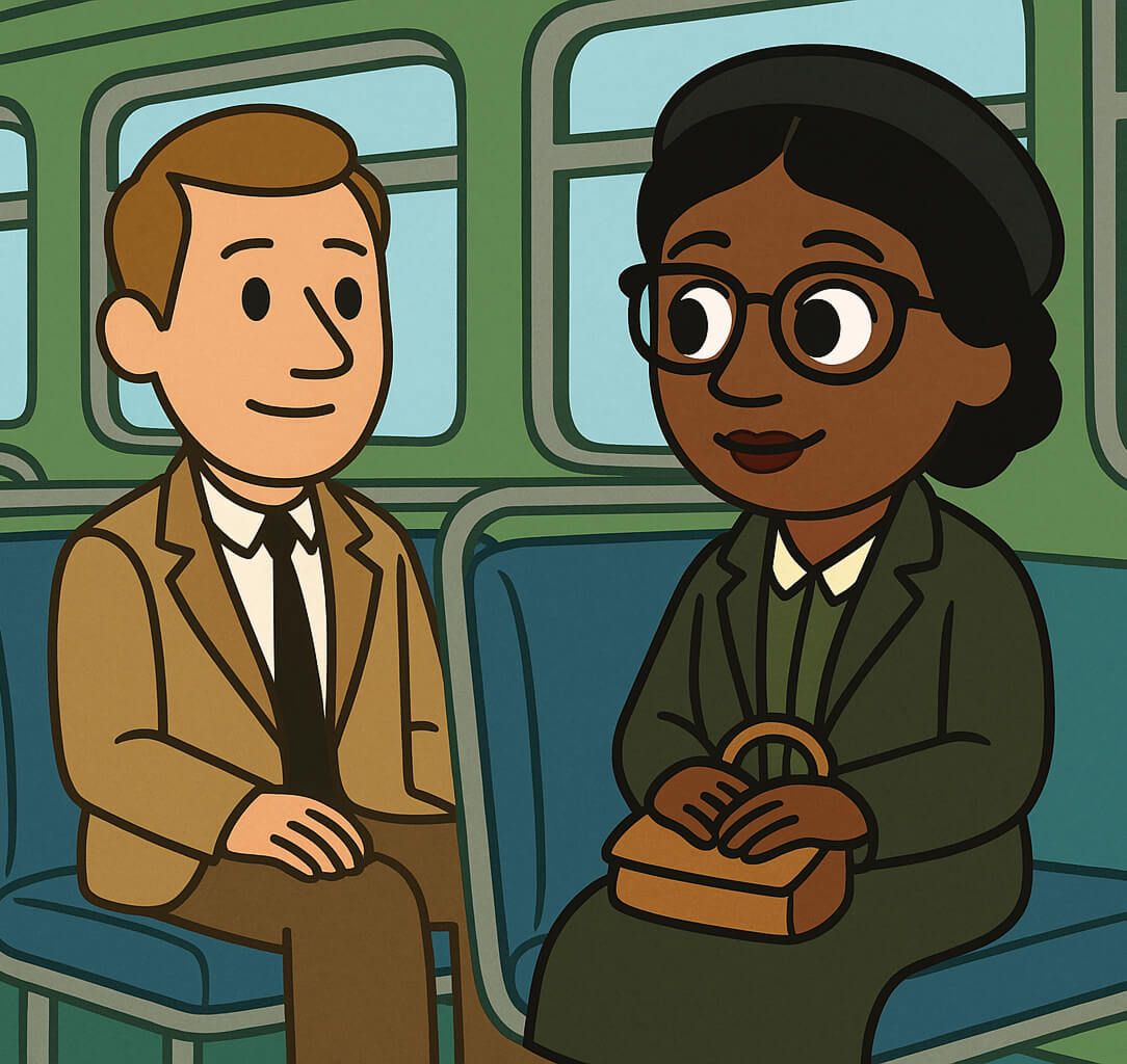 Ilustración Rosa Parks
