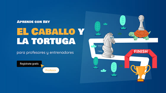 Minijuego de ajedrez El caballo y la tortuga - Aprende a mover el caballo en ajedrez